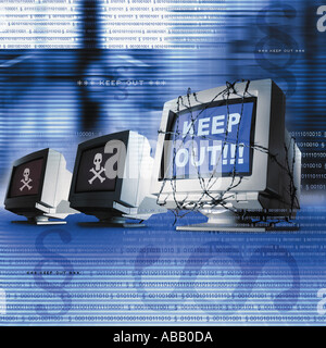 Computer security Stock Photo