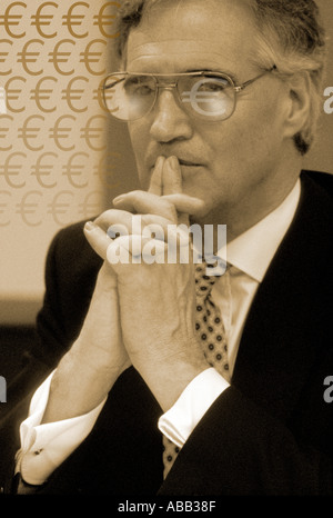 Pensive businessman Stock Photo