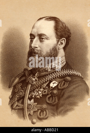 portrait of (King Edward VII) as Prince of Wales (1841-1910) with ...