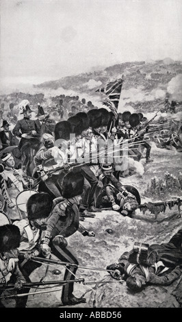 Crimean war. Battle of Alma river (20th September 1854) Antique ...