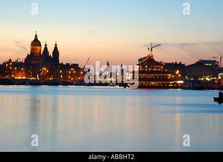 Quayside in Amsterdam, 2006 Stock Photo