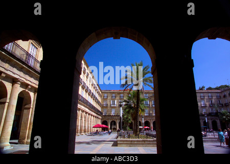 Plaza Nueva, Bilbao, Basque Country, Spain Stock Photo