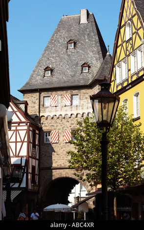 Town gate in Mayen, Germany, Europe Stock Photo