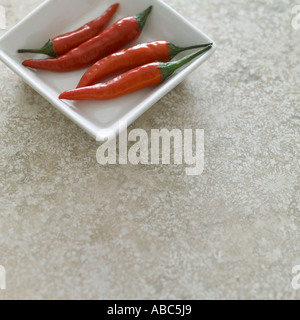 Red chillies Stock Photo