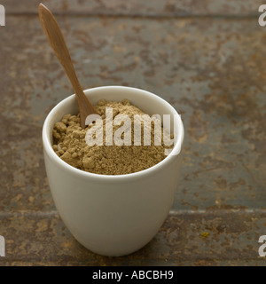 Ground ginger - one of a series of similar spice images Stock Photo