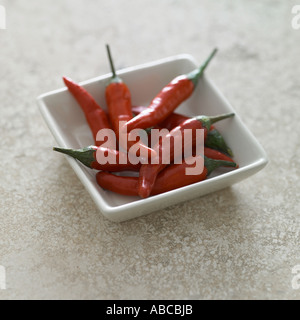 Red chillies Stock Photo