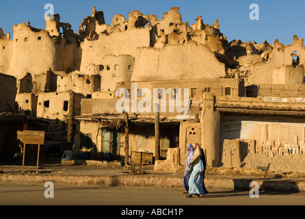 Fortress of Shali, Siwa oasis, the Great Sand Sea, Western desert, Egypt Stock Photo