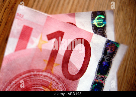 Ten euros Stock Photo