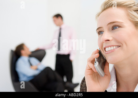 Portrait of three office workers Stock Photo