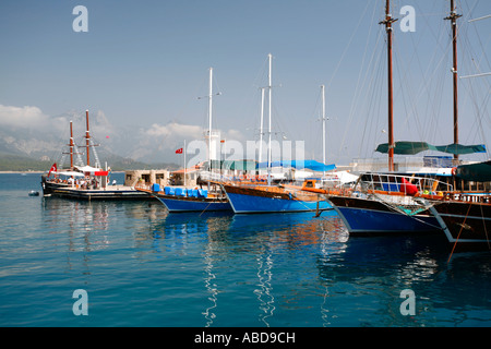 A Harbour in Kemer,  Antalya Province, Turkey Stock Photo