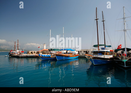 A Harbour in Kemer,  Antalya Province, Turkey Stock Photo