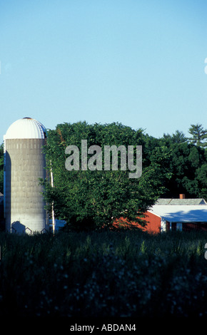 Hampton NH The farm buildings of the Hurd Farm in Hampton NH Stock Photo