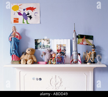 Ornaments in a childs bedroom Stock Photo