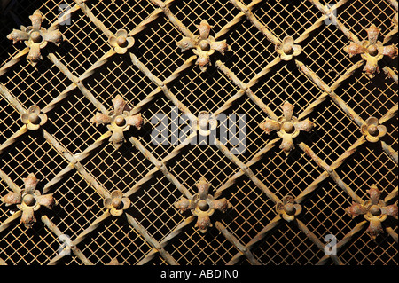 metal grid Stock Photo