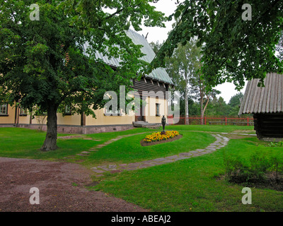 house with studio of the artist painter Anders Zorn in Mora at lake Siljan in Dalarna Stock Photo