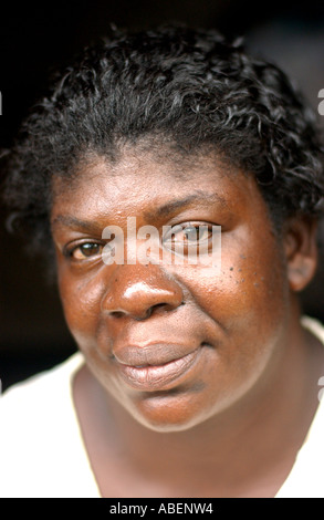 Maria Porter, farmer, St Vincent Stock Photo