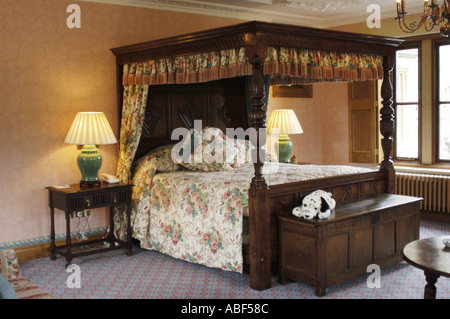 3166 Four poster bed Stock Photo