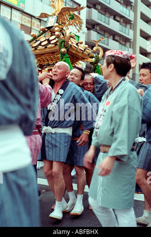 Matsuri scene Sanja Matsuri Stock Photo