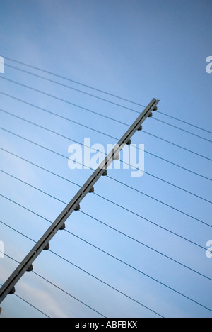security fencing around buisiness premises to keep thieves out These are abstract views of the precautions businesses Stock Photo