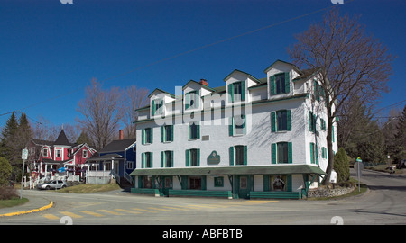 The youth hostel in North Hatley Estrie Canada Stock Photo