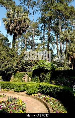 Florida Maclay Gardens in spring Stock Photo