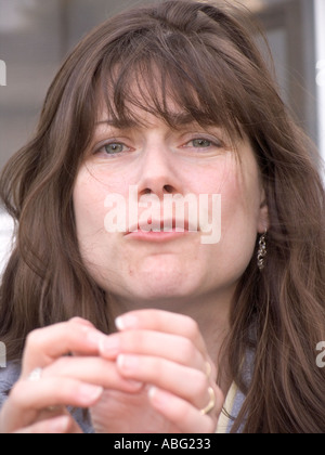 30 to 40 year old woman portrait Stock Photo