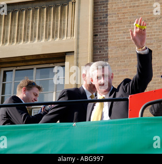 NIGEL WORTHINGTON MANAGER NORWICH CITY CENTRE FOR CIVIC RECEPTION AT CITY HALL FOR THE TEAM OF NORWICH CITY FC NORFOLK Stock Photo