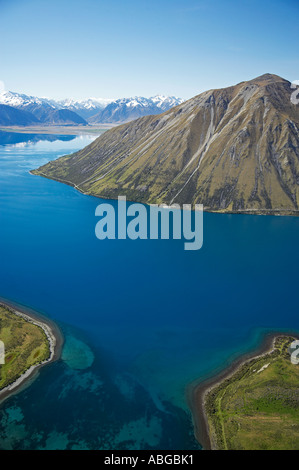 Lake Ohau and Ben Oahu Mackenzie Country South Canterbury South Island ...