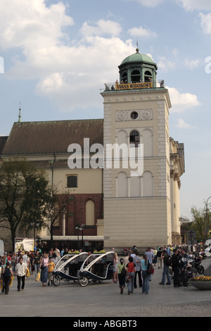 Tower of St Anne church in the Old Town of Warsw Poland Eastern Europe Stock Photo