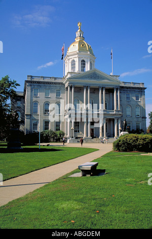 Elk281 1015 New Hampshire Concord New Hampshire State Capitol State House 1819 Stock Photo