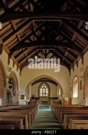 Interior , Church of Saint Mary , Gosforth . Lake District National ...