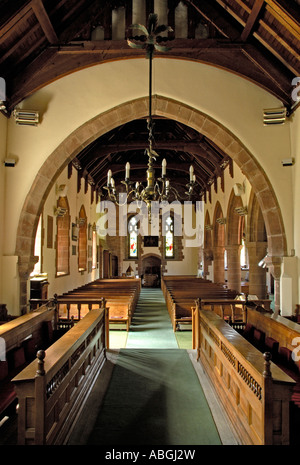 Interior , Church of Saint Mary , Gosforth . Lake District National ...
