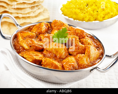 CHICKEN MADRAS Stock Photo
