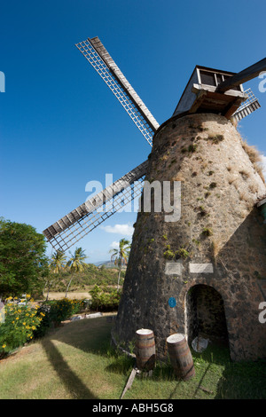 Morgan Lewis Sugar Mill, St Peter Parish, Barbados, Lesser Antilles, West Indies, Caribbean Stock Photo