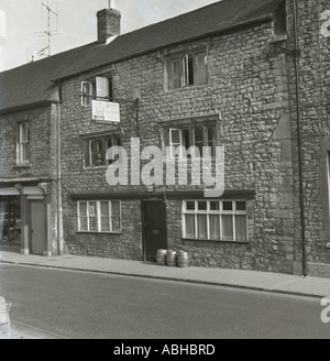 Plume Of Feathers public house sherborne dorset in 1974 in 6x6 negative number 0150 Stock Photo