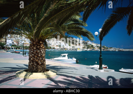 View of Sitia Harbour  Crete Greece Stock Photo