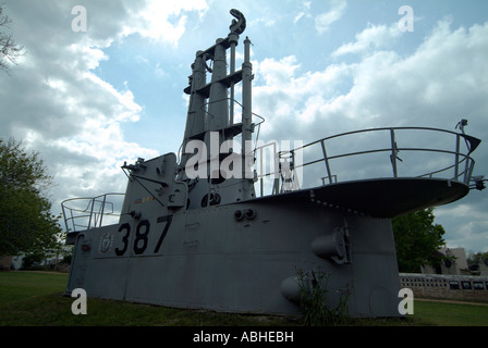 Tower USS Pintado (SS 387) exposed at the Nimitz Museum Stock Photo