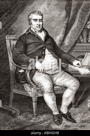 Charles James Fox, 1749 - 1806.  British Whig statesman. Stock Photo