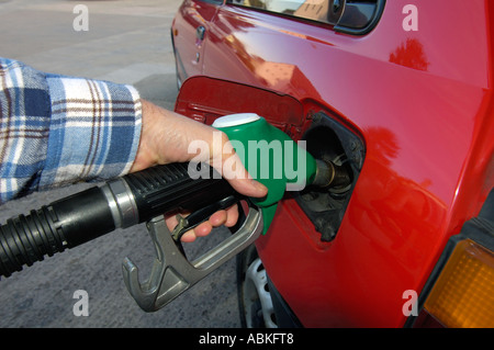 Fill her up! (While you can.) Stock Photo