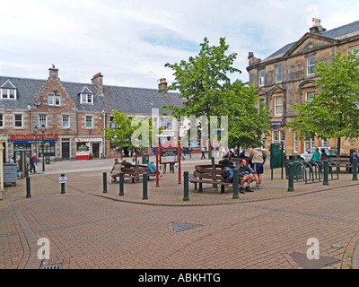 Cameron Square outside the West Highland Museum Fort William Scotland UK Stock Photo