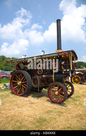 Wiltshire Steam Vintage Rally 2007 Burrell 5 NHP Showmans Road locomotive Progress No 3950 built 1924 Traction Engine Stock Photo