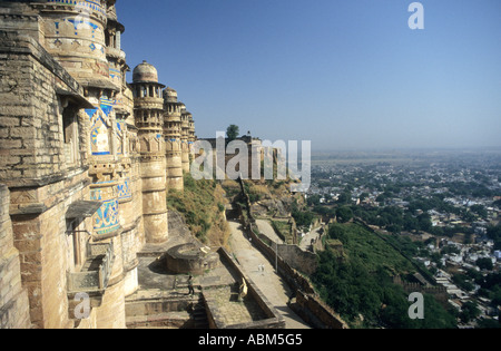 Gwalior Fort , Madhya Pradesh , Indian heartland Stock Photo