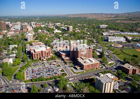 Aerial view of St Luke s Boise Regional Medical Center Idaho Stock Photo