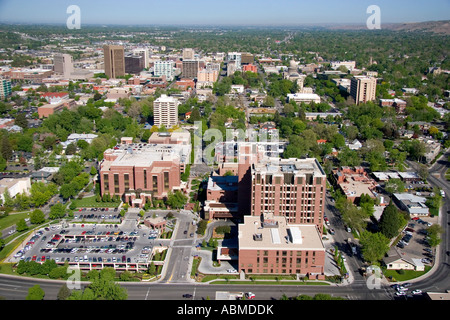 Aerial view of St Luke s Boise Regional Medical Center Idaho Stock Photo