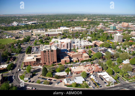 Aerial view of St Luke s Boise Regional Medical Center Idaho Stock Photo