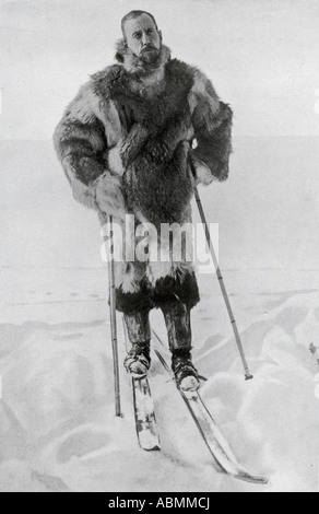 Captain Roald Engelbregt Gravning Amundsen, 1872 to 1928 Norwegian explorer of the polar regions Stock Photo