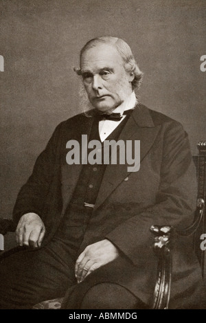Joseph Lister, 1st Baron Lister, 1827 - 1912. English surgeon. Stock Photo
