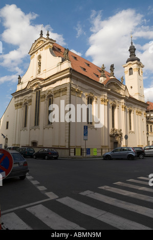 Church of St Simon and St Jude Prague in Josefov district in Prague Stock Photo