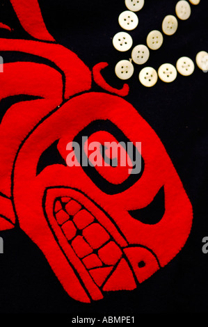 Alaskan Art, Tsimshian design Stock Photo