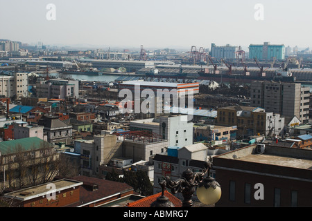 View of Incheon city Gyeonggi Do South Korea Stock Photo